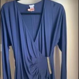 Beautiful dressy navy blue dress